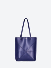 Shiny leather puzzle fold tote medi ref: