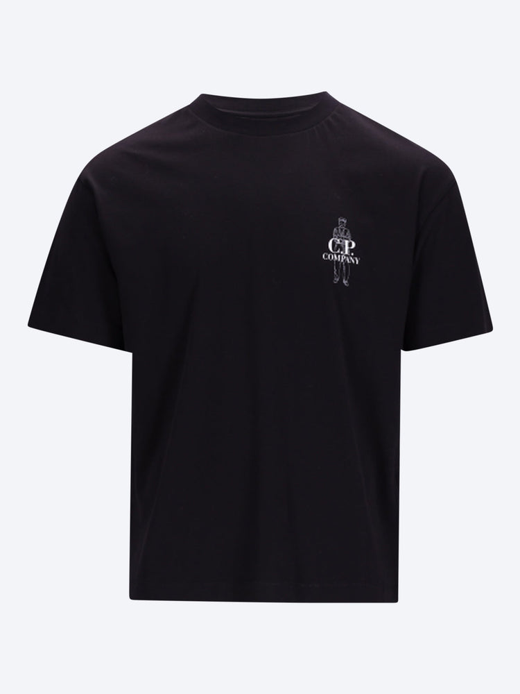 T-shirt confort à manches courtes avec logo 1