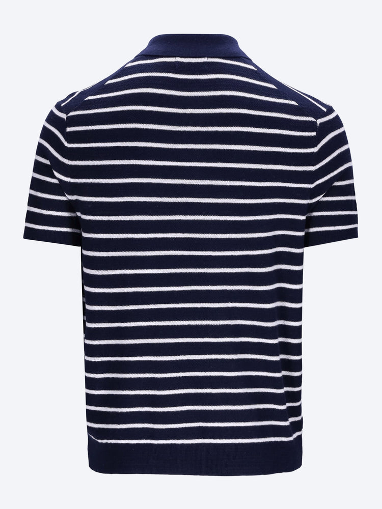 Short sleeve polo sweater 2
