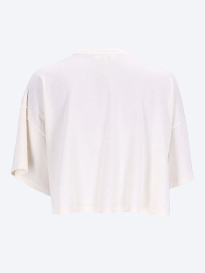 Cropped logo t-shirt