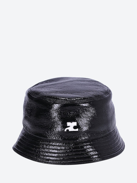Signature vinyl bucket hat