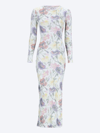 Silk cotton tube dress
