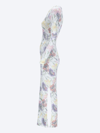 Silk cotton tube dress