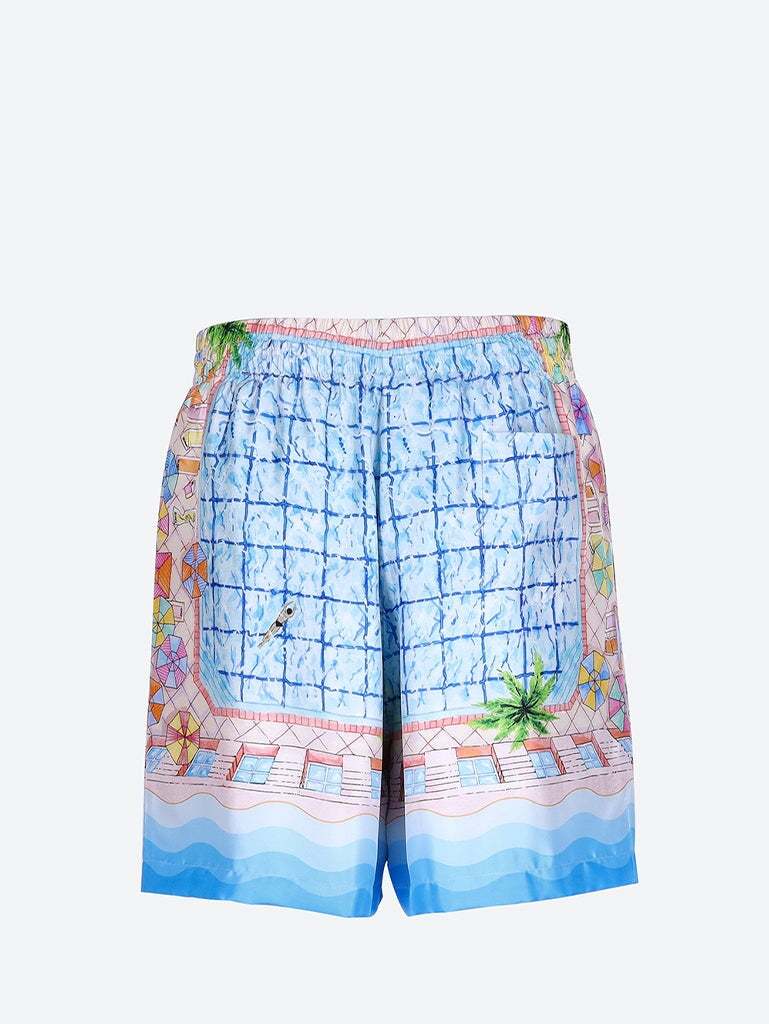 Silk twill shorts 3