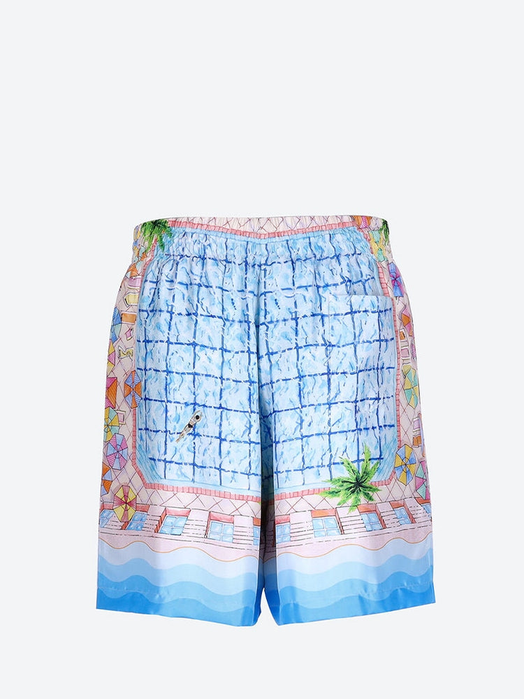 Silk twill shorts 3