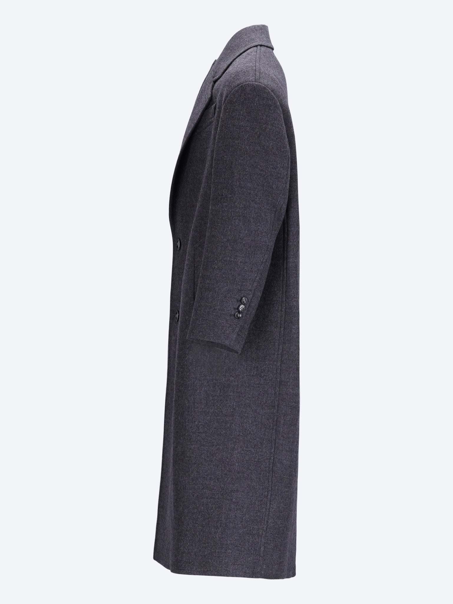 Single breasted long cozy coat 2