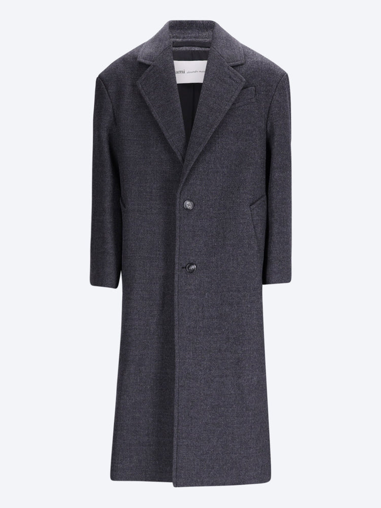 Single breasted long cozy coat 1