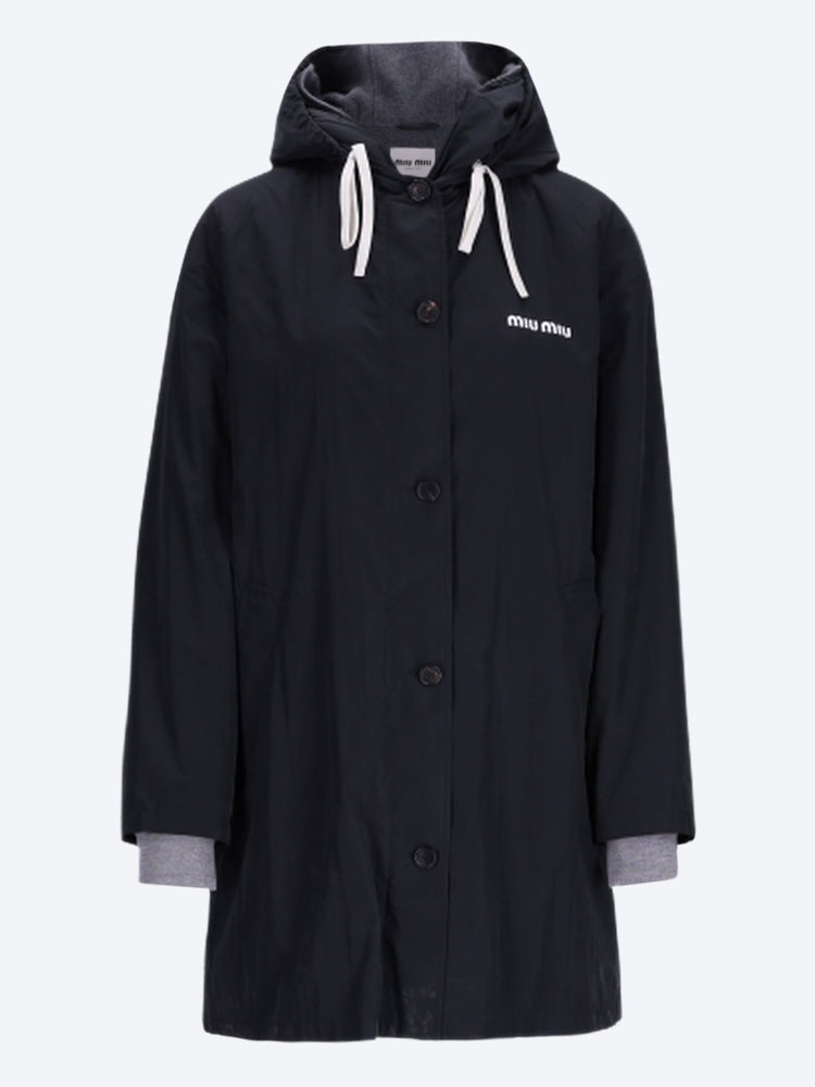 Einreihige Fleece-Caban-Jacke 1
