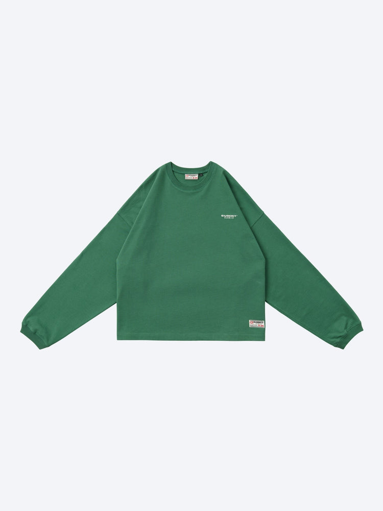 Skate logo crop long sleeve t-shirt 1
