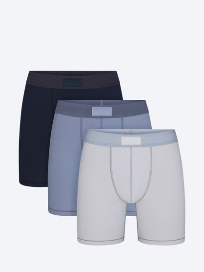 Skims cotton 3 pack boxer brief 5 inch