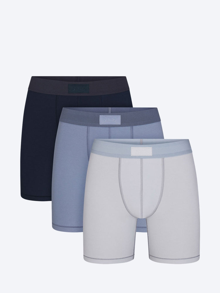 Skims Baumwoll-Boxershorts im 3er-Pack, 5 Zoll 1