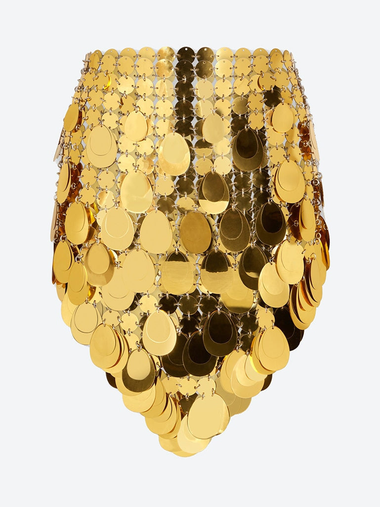 Skirt with golden sparkle sequins 1