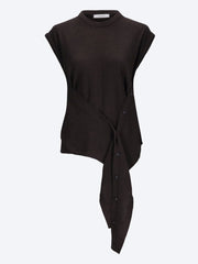 Sleeveless buttoned top ref:
