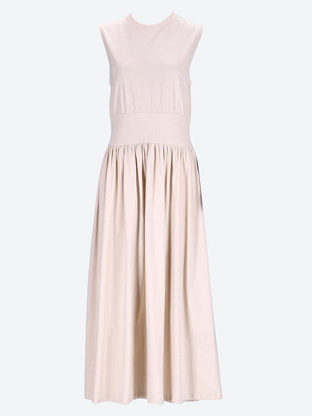 Sleeveless cotton tee dress