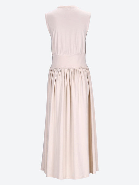 Sleeveless cotton tee dress