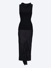 Sliced maxi dress ref: