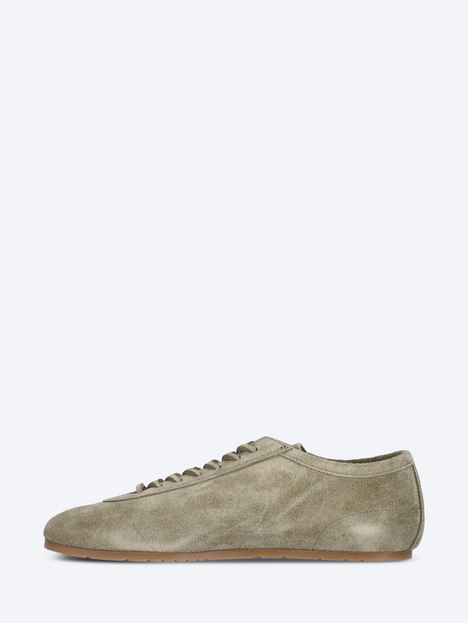 Slim suede sneaker 4