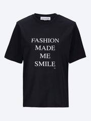 Slogan fashion made me smile t-shirt ref: