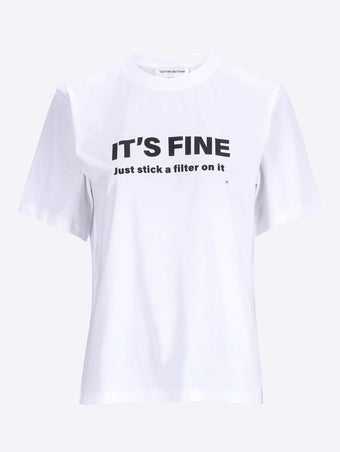 Slogan c'est bien, il suffit de coller un filtre dessus t-shirt
