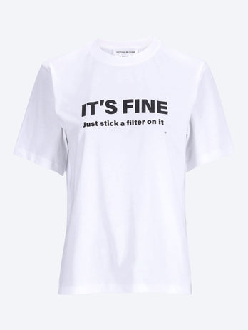 Slogan c'est bien, il suffit de coller un filtre dessus t-shirt