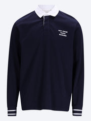 Slogan longsleeve polo ref: