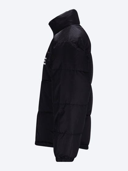 Pufferjacke mit Slogan