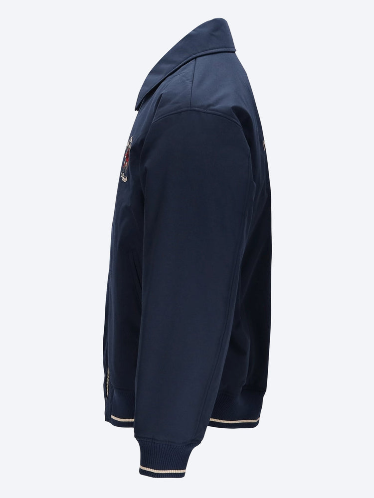 Slogan rose bomber jacket 2