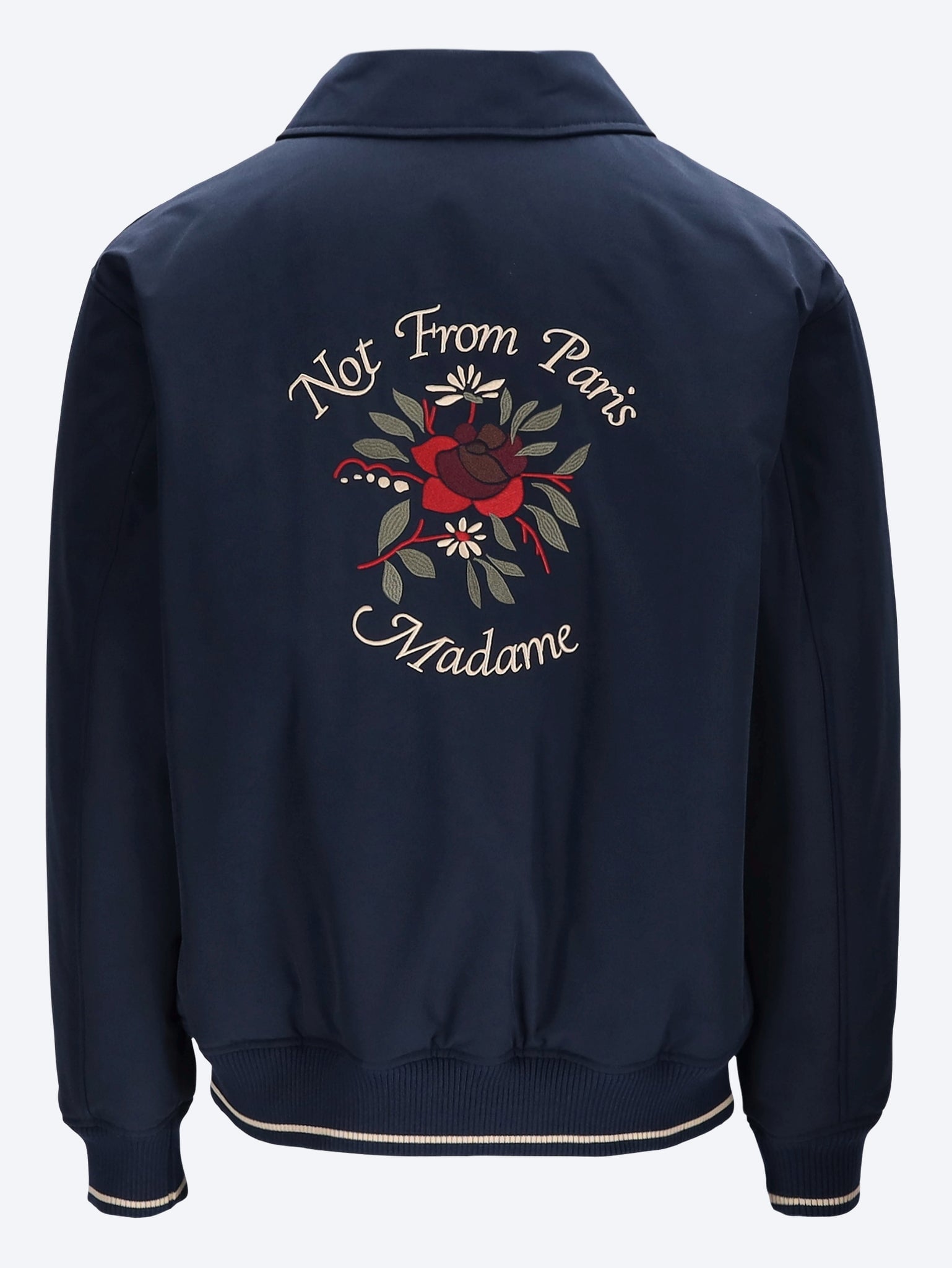 Slogan rose bomber jacket 3