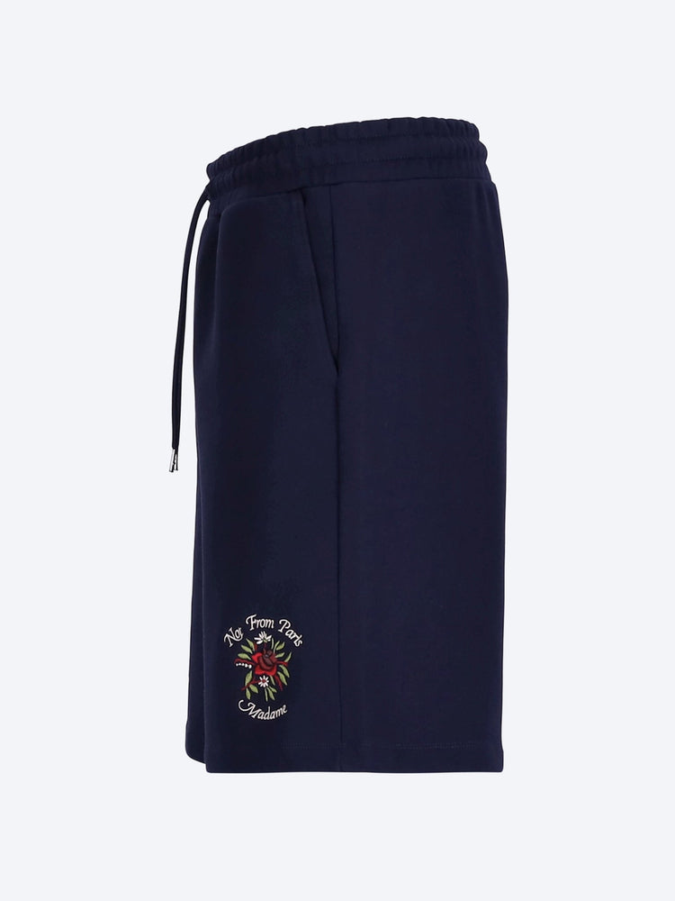 Slogan rose shorts 2