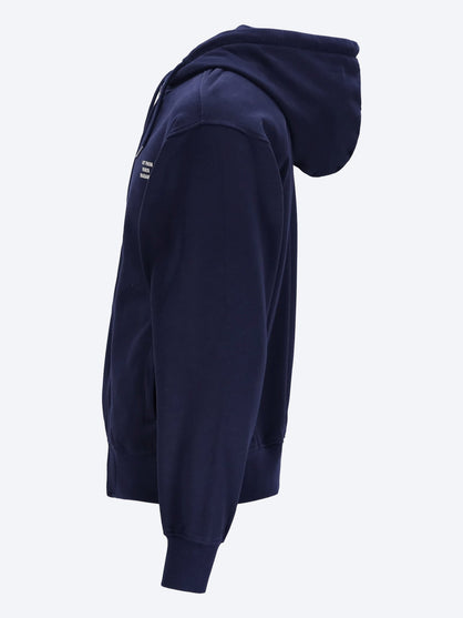 Slogan zip sweatshirt