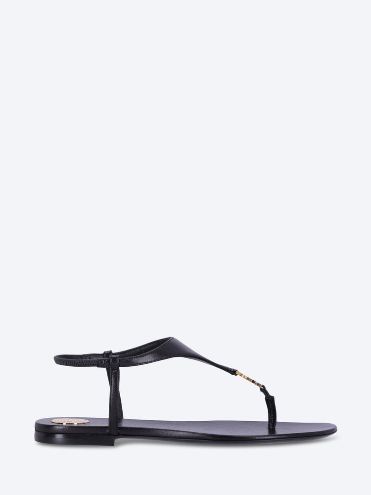 【SAINT LAURENT】CASSANDRE SANDALS●818294DWEDD1000 SAINT LAURENT WOMEN-SHOES SANDALS Smooth leather cassandre