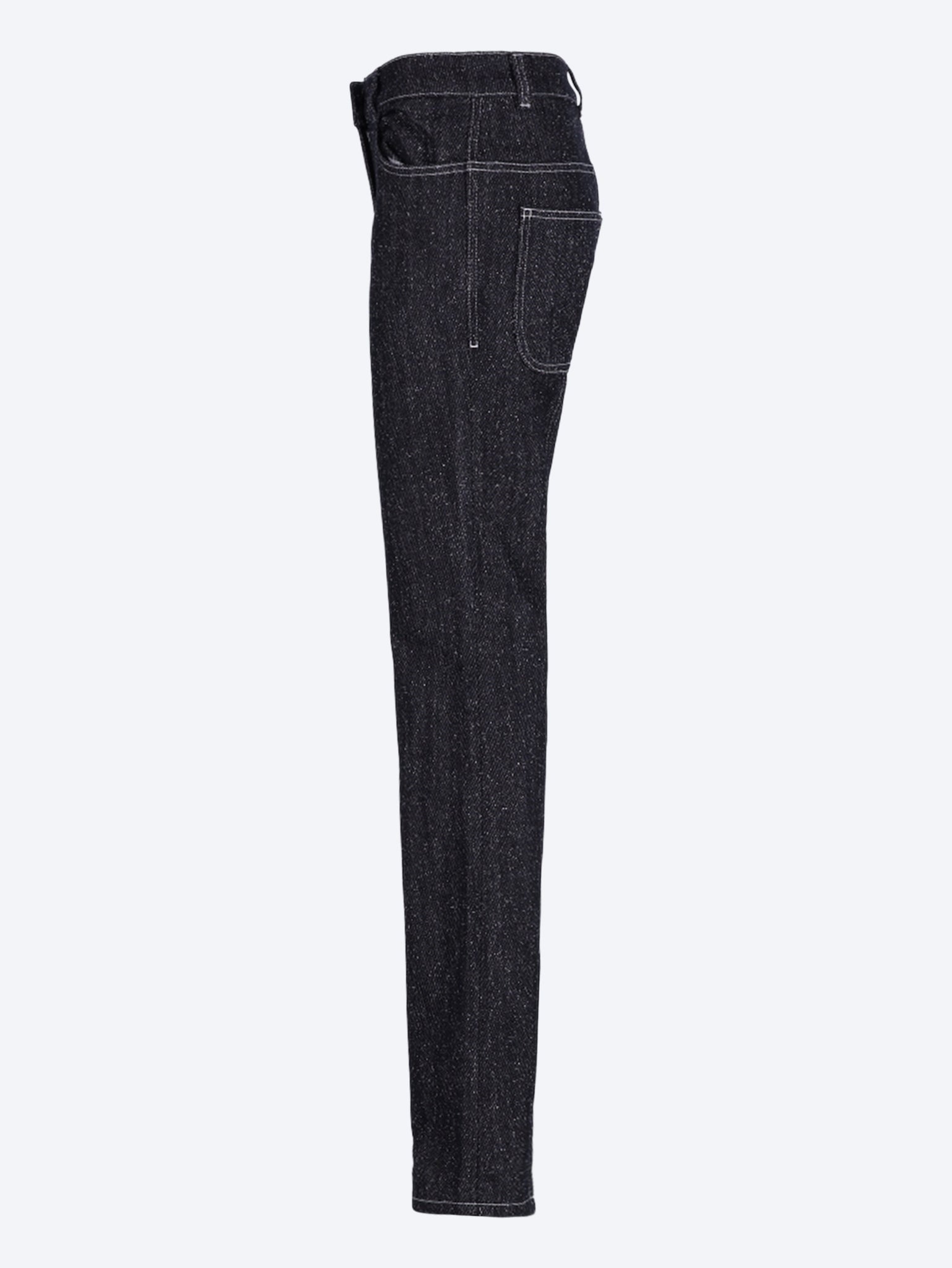 Pantalon en tweed en jean à boutons-pression 2