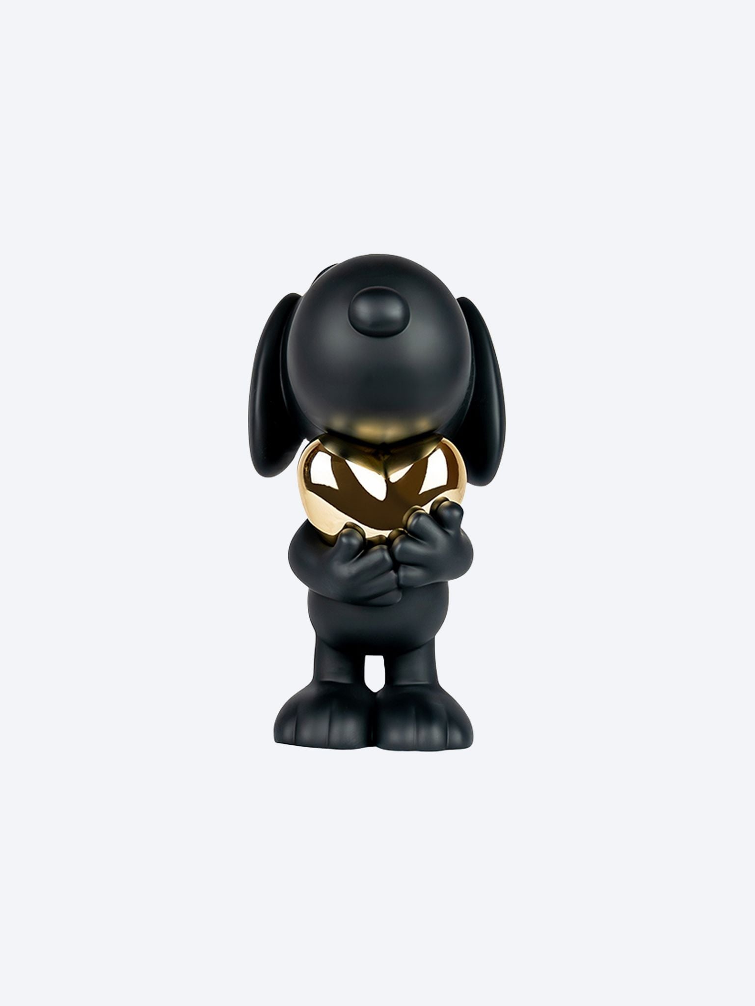 Snoopy Heart Matt Black & Chromed G 2