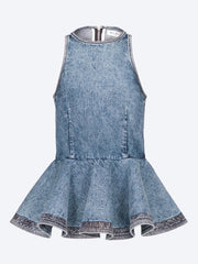 Snow denim peplum top ref: