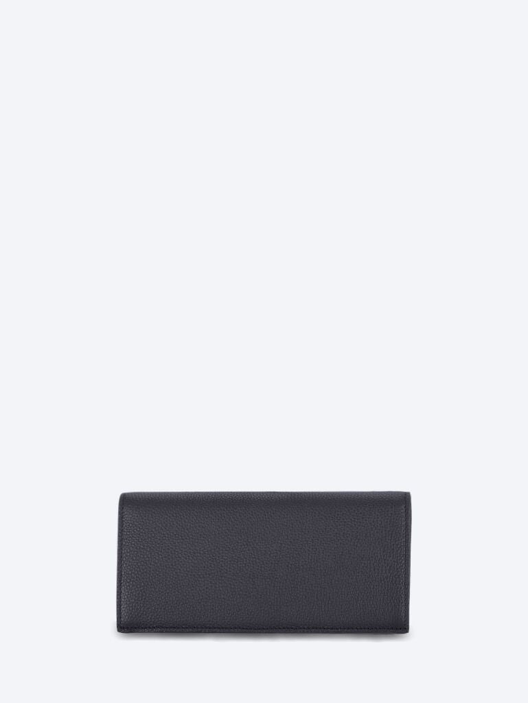 Soft grained calfskin long horizontal wallet 3