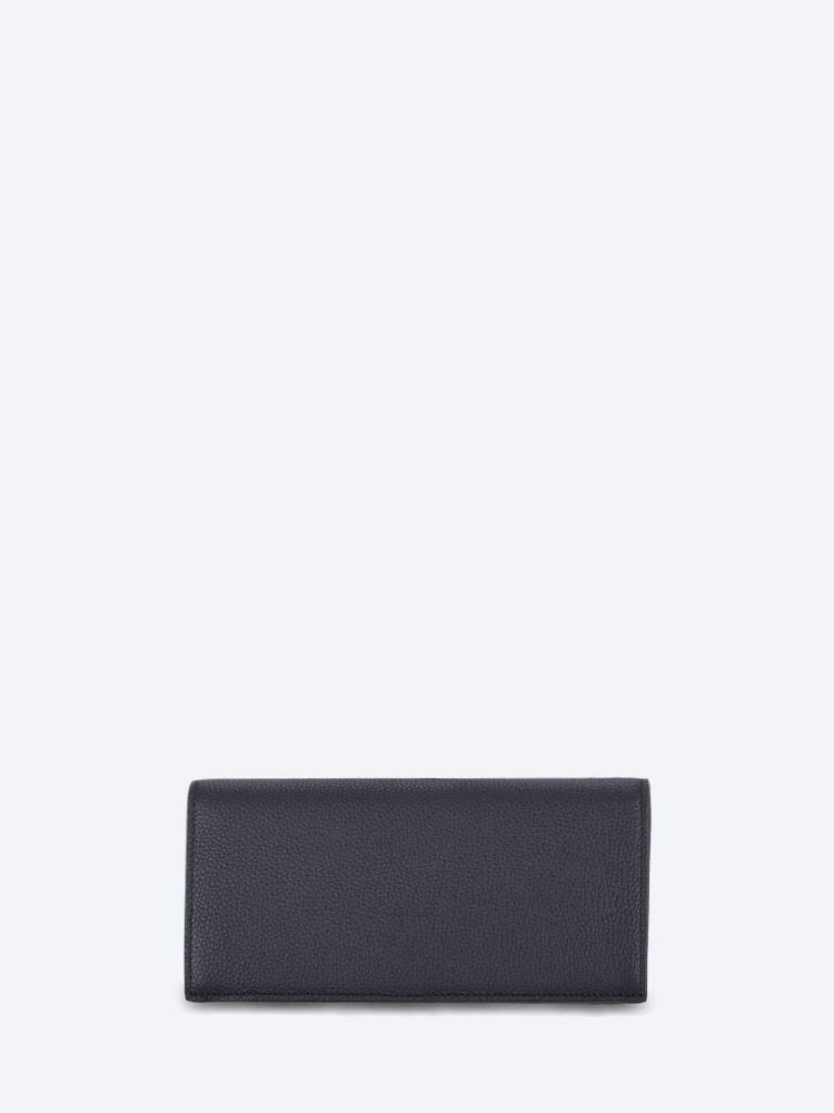 Soft grained calfskin long horizontal wallet 3