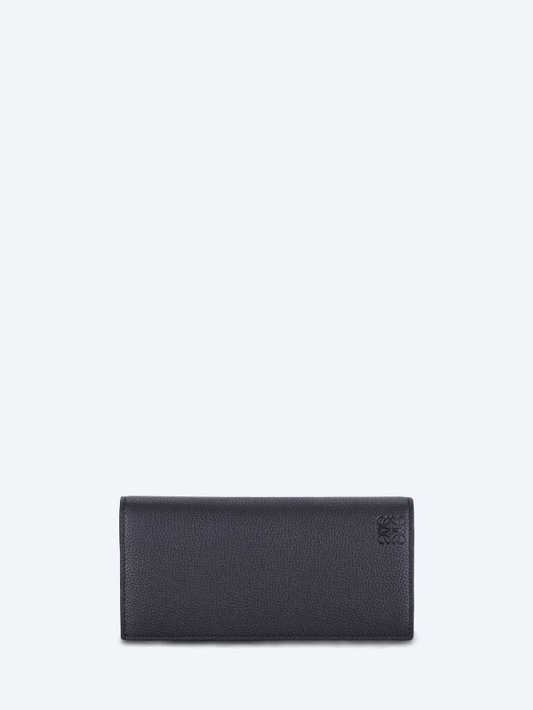 Soft grained calfskin long horizontal wallet 1