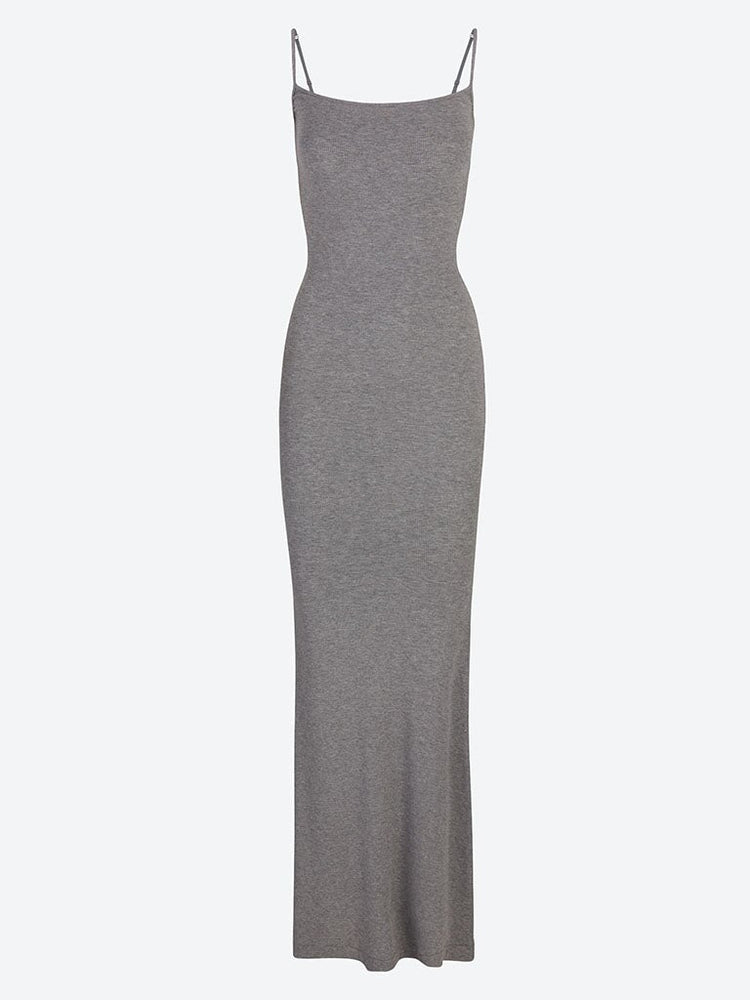 Soft lounge long slip dress 1