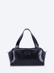 Softy shine leather handbag ref:
