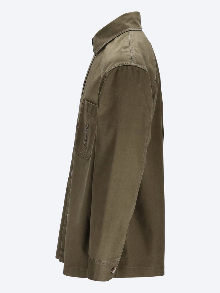 Solferino overshirt gabardine 2
