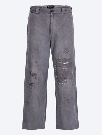 Soso's repaired pants