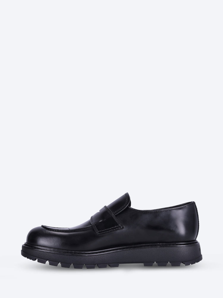 Spazzolato rois leather loafers sho 4