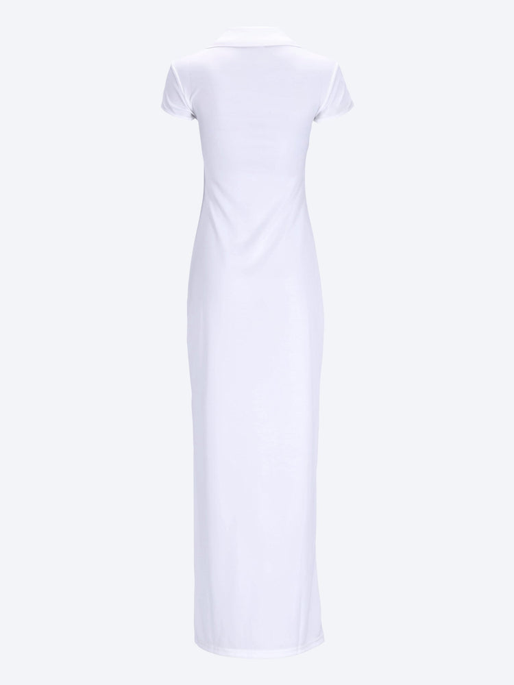Sports polo long dress 3