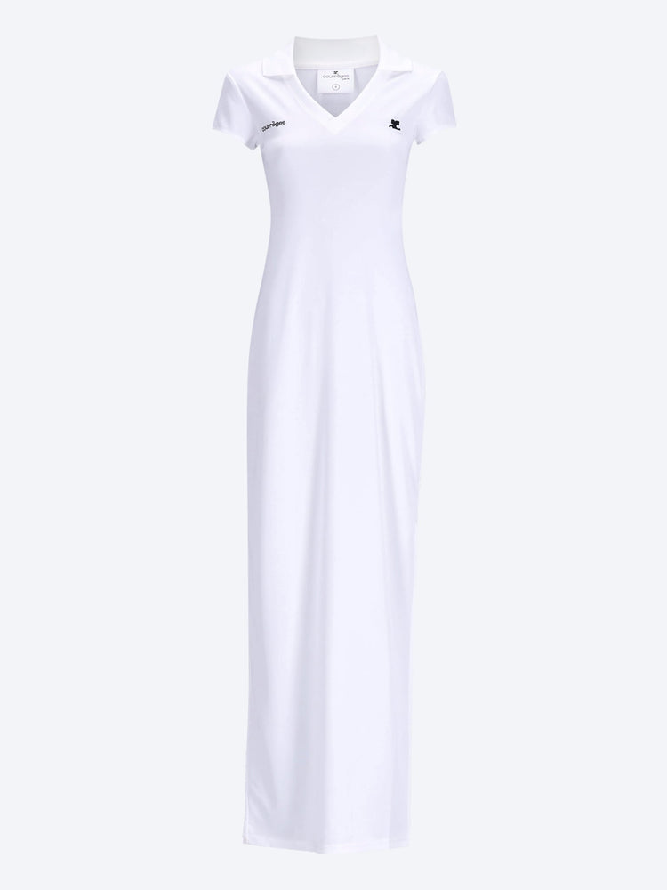 Sports polo long dress 1