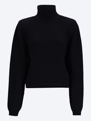 Statement shoulder turtleneck sweater ref:
