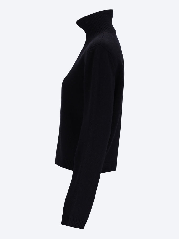 Statement shoulder turtleneck sweater 2