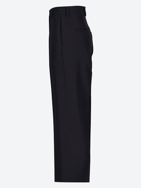 Straight cropped pants