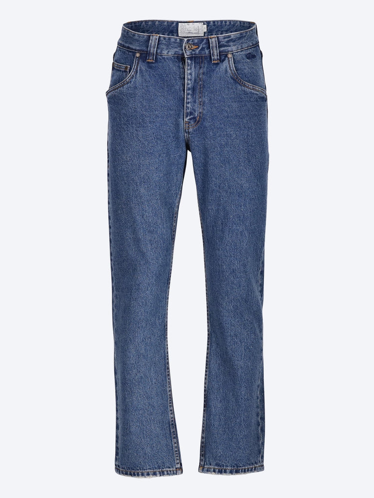 Straight denim pants 1