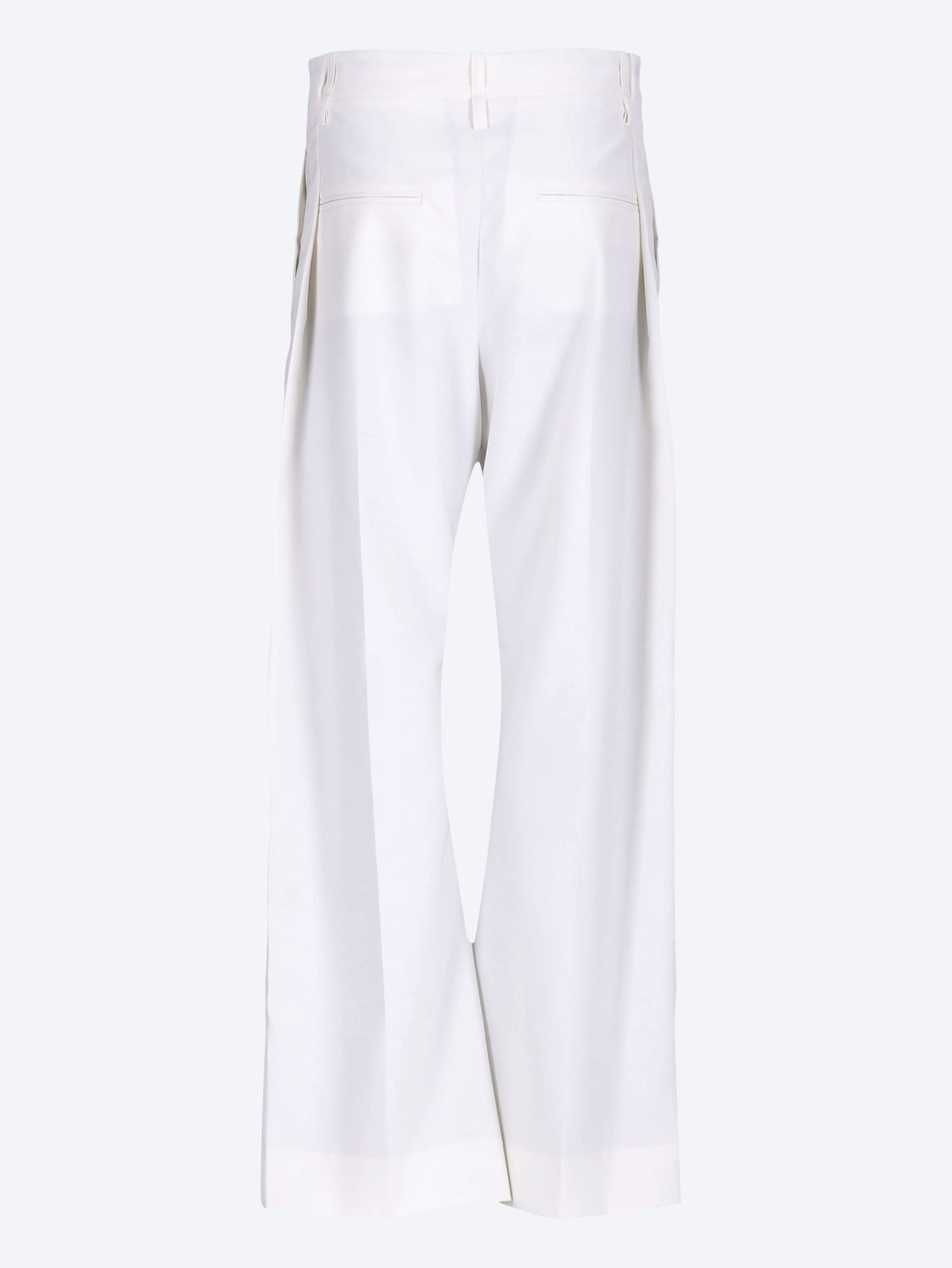 Straight leg folded pants 3