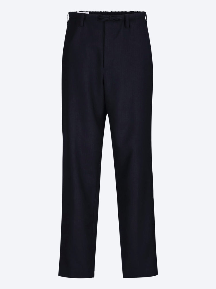 Straight-leg mid-rise pants 1